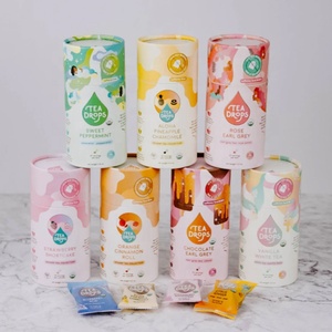 Emballage en tube de papier kraft durable pour thé en vrac, thé aux herbes, thé aux fruits, thé aux fleurs - Product Image 3