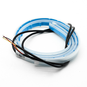 Đèn LED chạy ban ngày dạng dải silicon mềm, chống nước, 30CM 45CM 60CM, đổi màu tuần tự từ hổ phách sang trắng - Product Image 6