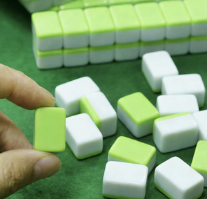 Ensemble de Mahjong miniature en mélamine personnalisé, ensemble de Mahjong de voyage en plein air, ensemble de Mahjong miniature avec chat de dessin animé, ensemble de Mahjong rose mignon - Product Image 6