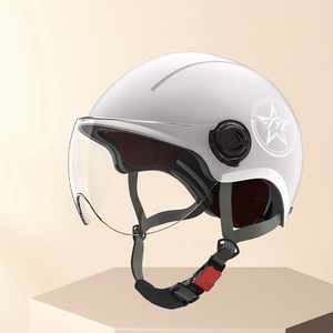 Casco da Ciclismo per Sport all'Aperto, Protezione Solare Estiva, per Tutte le Stagioni, Casco Semiaperto Unisex, Casco da Moto - Product Image 2