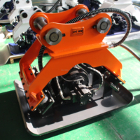 Compacteur vibrant hydraulique pour mini-excavatrice, prix usine OEM, accessoire de compactage pour excavatrice