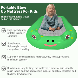 Camas divertidas y coloridas con forma de animal para niños, colchones de aire para niños, cama inflable ecológica para niños - Product Image 6
