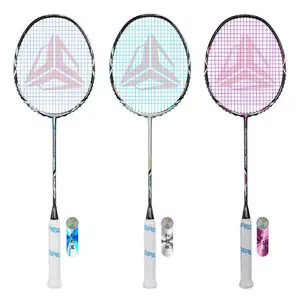 2022 neu angekommen Profession eller Badminton schläger Custom Hot Frame 40T 1K Gewebter Graphit Carbon 6U/72g 32LBS Badminton schläger