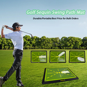Alfombrilla de entrenamiento de golf para análisis del trayectoria del swing y postura correcta al golpear - Product Image 2