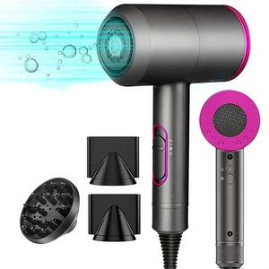 Asciugacapelli ionico professionale per salone 2000W potente asciugacapelli leggero da viaggio per capelli normali e ricci include diffusore - Product Image 1
