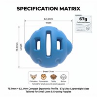 Juguete de Goma Natural para Perros, Dispensador de Golosinas, Pelota Interactiva para Masticar, Juguete para Perros Agresivos, Venta al Por Mayor