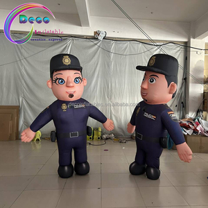 Tuyên truyền tổ chức sự kiện Inflatable đi bộ phim hoạt hình Inflatable cảnh sát trang phục - Product Image 5