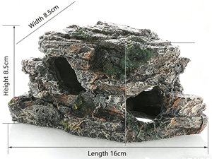 Roches artificielles en résine décoratives aquatiques pour l'aménagement de l'<span class=keywords><strong>aquarium</strong></span>, les ornements d'enclos pour reptiles et amphibiens, et les décors bioactifs - Product Image 5