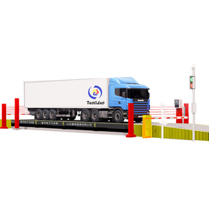 SCS-80 3 X18m digitale unbemannte intelligente LKW-Waage mit LED-Anzeige OEM/ODM unterstütztes Kennzeichen erkennungs system - Product Image 1