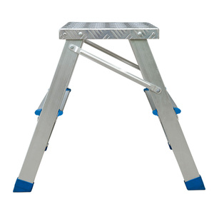 Échelle pliante portable en alliage d'aluminium d'usine personnalisée échelle intérieure en aluminium escabeau large pour ouvrier mural - Product Image 3