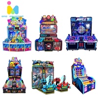 Machine de jeu vidéo d'arcade à monnayeur pour 4 joueurs, thème Héroïque de tir, avec système de récompense
