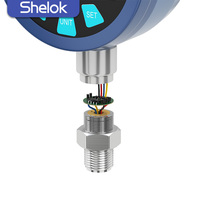 Shelok Adjustable Air Suspension Manometer Digital Hydraulic Hydrogen Pressure Gauge Quartz Resonant Sensor