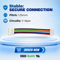 Vente en gros robuste 1.25mm pas Smd fil à carte borne à sertir série 51022 connecteur à une rangée conception de connexion