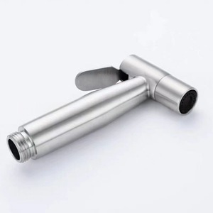 304 Stainless Steel Bidet Sprayer Elongated Minimalist Design Easy Installation Wall <b>Mounted</b> Toilet <b>Spray</b> Head - Product Image 1