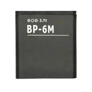 RUIXI 1100mAh 리튬 이온 교체 배터리 BP-6M BP6M BP 6M 전화 배터리 노키아 6233 6280 6288 9300 N73 N77 N93 N93S