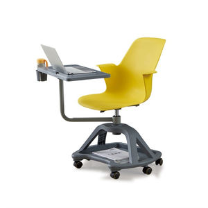 Tekerlekler ile SCH-01 ile yazı masası okul eğitim koltuğu plastik eğitim koltuğu - Product Image 3