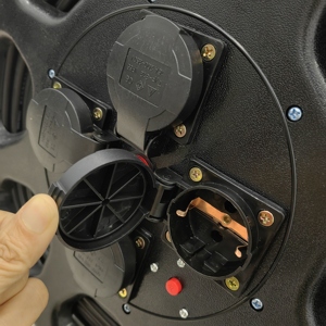 Enrouleur de Câble <span class=keywords><strong>Électrique</strong></span> Personnalisable 70m 100m UE <span class=keywords><strong>Rallonge</strong></span> <span class=keywords><strong>Électrique</strong></span> Rétractable Équipement Industriel Portable Cordon d'Alimentation 16A - Product Image 5