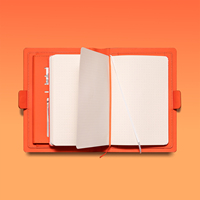 Kit Cadeau Carnet Logo Personnalisé Agenda Professionnel Journal en Cuir PU
