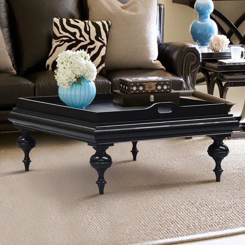 Table basse 1257547cm-noir pur