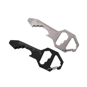 Customized Stainless Steel Fashion Portable Bottle Opener Keychain Mini Screwdriver Lightweight Outdoor Multifunctional <b>Tools</b> - Product Image 1