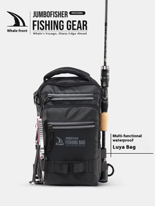 Bolsa de Pesca Multifuncional de un Solo Hombro, Impermeable, de Poliéster, para Señuelos, con Espacio para Caña, Bolsa de Pecho para Pesca - Product Image 6