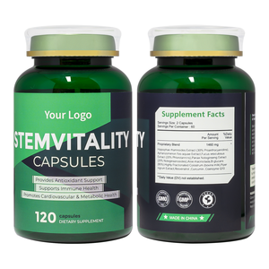 Stem Vitality 120 Cápsulas con Resveratrol para Soporte Diario Holístico y Botella de Energía Natural - Product Image 1