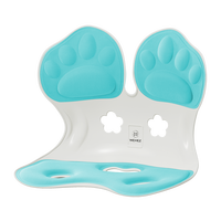 Nouveau design patte de chat soutien lombaire oreiller soutien dorsal Portable posture corrective chaise de bureau confortable coussin de siège coussin de siège