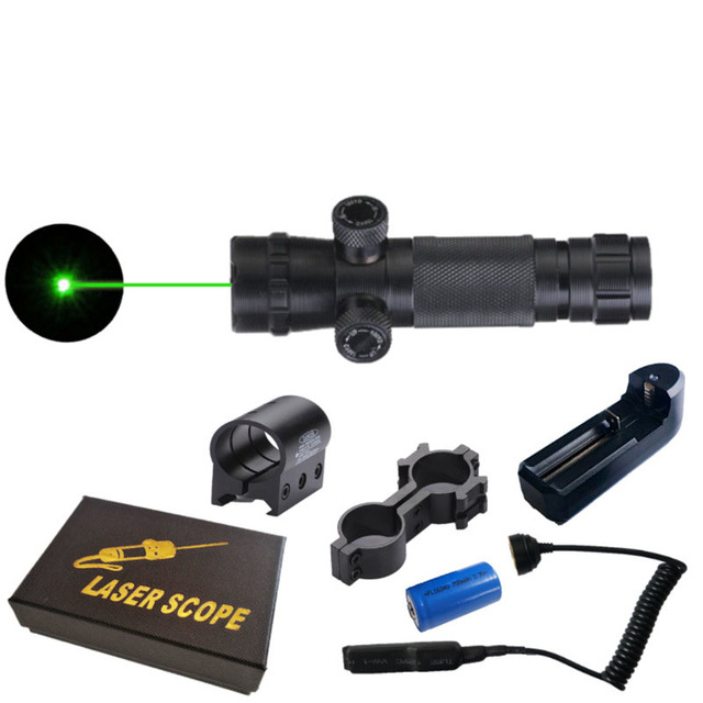 LUGER Strong Laser Pointer Exquisitely CNC Machining Process Green Laser Sight Durable Aluminum Shell Red Laser Sight Scope