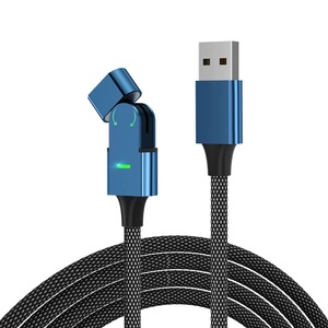 360&deg;Rotation <strong>Magnetic</strong> <strong>Charging</strong> <strong>Cable</strong> 3 in 1 <strong>Magnetic</strong> <strong>Charging</strong> Cord Compatible with Mirco USB Type C Smartphone - Product Image 6