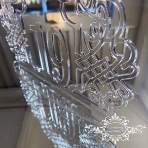 Clear Acrylic Wedding <strong>Table</strong> Number <strong>Top</strong> <strong>Table</strong> <strong>Decoration</strong> for Events and Parties - Product Image 6