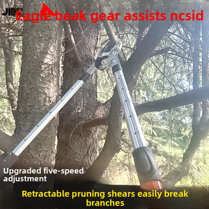 Jingsida chuyên nghiệp Kính thiên văn cây pruner chi nhánh Cao chi nhánh cắt vườn hàng rào <span class=keywords><strong>Shears</strong></span> cho cỏ chăm sóc cảnh quan - Product Image 6
