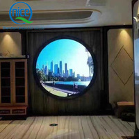 tv circular tela 