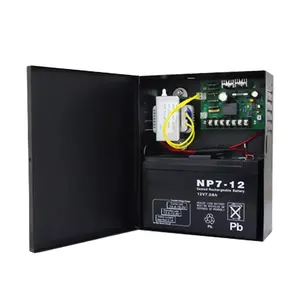 Com bateria de backup 12v 5a, sistema de controle de acesso da porta entrada de voltagem