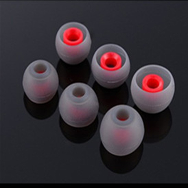 3 Sizes 12 Colors Silicone Replacement Ear Tips 4.5mm In-Ear Earphone Ear Cap for Headphones Silicone Earplug Cover Tip