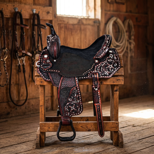 Selle d'équitation anglaise légère en cuir véritable, durable et la plus vendue, pour la course hippique, provenant d'un grossiste - Product Image 3