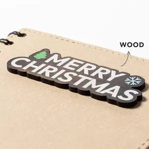 Eco Design <b>Christmas</b> <b>Notebook</b> sustainable merchandising - Product Image 2