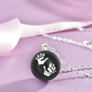 Bambino handprint gravidanza angelo chiamante sfera di armonia bola messicano di angelo del pendente della <span class=keywords><strong>collana</strong></span> - Product Image 4