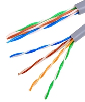 Câble à paire torsadée Cat5e 4 + 2 UTP du fabricant chinois 305m CCTV Power Ethernet Copper pour la mise en réseau