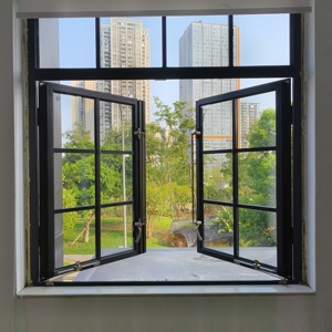 Hợp kim nhôm cửa sổ thép cũ thích hợp cho trang trí ngoại thất nhà, cửa sổ lưới, rất thời trang - Product Image 2