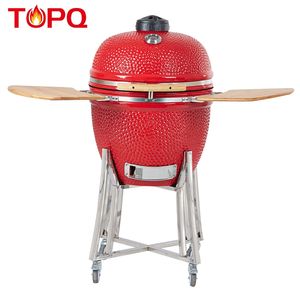 Grill <span class=keywords><strong>Kamado</strong></span> TOPQ en acier inoxydable de 23 pouces, <span class=keywords><strong>prix</strong></span>, grill au charbon de bois, grill <span class=keywords><strong>Kamado</strong></span> en céramique au charbon de bois - Product Image 4