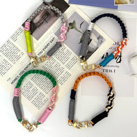 Tas Ponsel TOLKA Gaya Instagram, Anyaman Tangan Murni, Tahan Lama, Anti-Hilang, Portabel, Tali Lanyard Panjang 0cm, Model Quanzhou TKHY-BGS