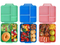 Aohea Boîte à lunch pour enfants Boîtes à bento étanches pour enfants avec sac à lunch isolé et pot à soupe pour l'école