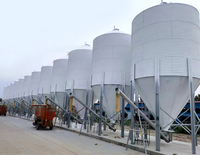 Nouvelle mangeoire pour poulets de chair entièrement automatique équipement de ferme de volaille stockage de silo d'alimentation et système d'alimentation de reproduction