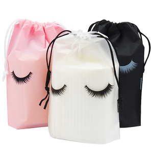 Reusable <b>Drawstring</b> Eyelash Extension Storage <b>Bag</b> <b>Waterproof</b> Lash Tool Pouch Gift <b>Bag</b> - Product Image 3