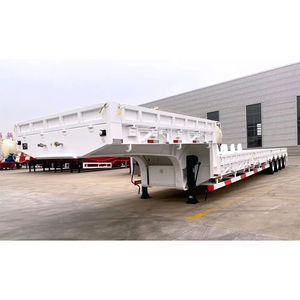 Remolque de plataforma baja hidráulica de 1-2 toneladas para trabajo pesado con cuello de cisne, 12.5x2.5x1.5m, Shandong Fengniao - Product Image 2