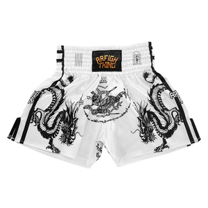 กางเกงขาสั้นสำหรับผู้ชายผู้หญิงน้ำหนักเบาเป็นมิตรกับสิ่งแวดล้อมชุดต่อสู้ MMA แบบ BJJ ออกแบบได้ตามที่ต้องการ - Product Image 2