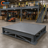Structure de pont mezzanine soudée en tôle épaisse, sablée et apprêtée, Q345 Q355 haute capacité de charge, inspectée par SGS