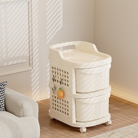 Poussette en plastique Snacks Jouet Organisateur Bébé Fournitures Couches Tiroir Organisateur Transparent Organisateur Divers Racks De Stockage
