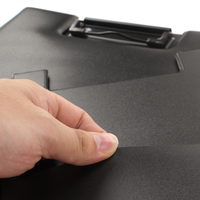 Portapapeles de PVC de doble cara, Bloc de notas de plástico duro, tablero de Clip de PVC de doble cara, carpeta de suministros de oficina