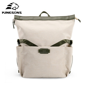 Kingsons Women's <b>Mini</b> Bag Ivory White Vertical Square Ultra Lightweight Zipper Closure Leisure Travel <b>Backpack</b> - Product Image 5